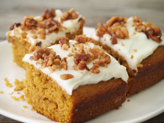 Olive Oil Pumpkin Bars Recipe