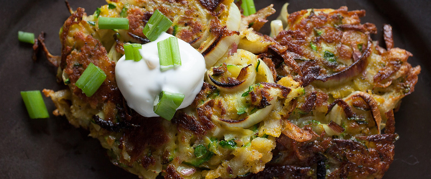 Potato Zucchini Latkes