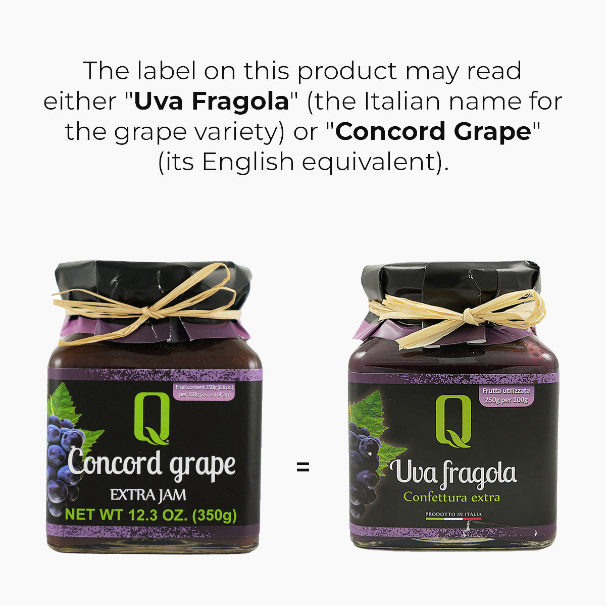 Quattrociocchi Concord Grape Jam
