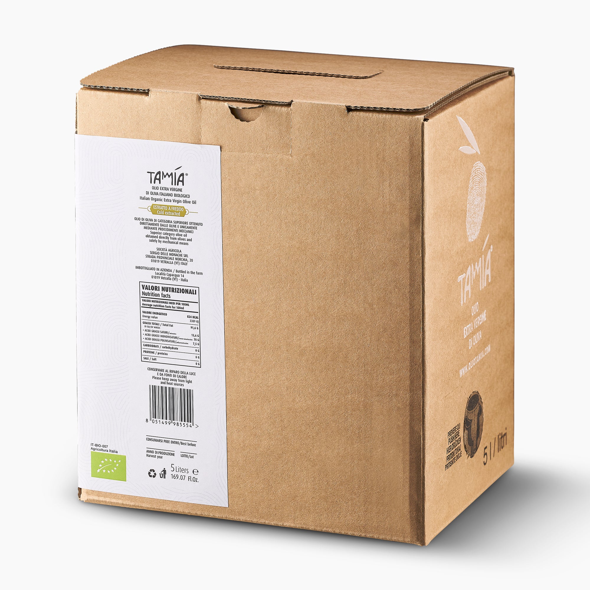 Tamia Organic 5L Bag in Box