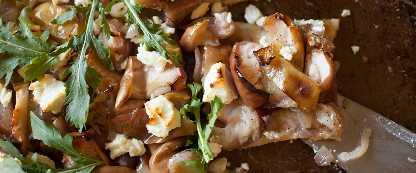 Roasted Apple & Goat Cheese Tart