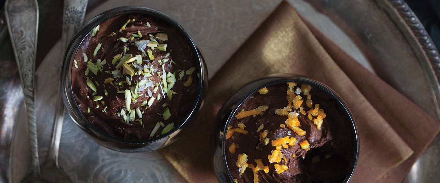 Olive Oil Dark Chocolate Mousse