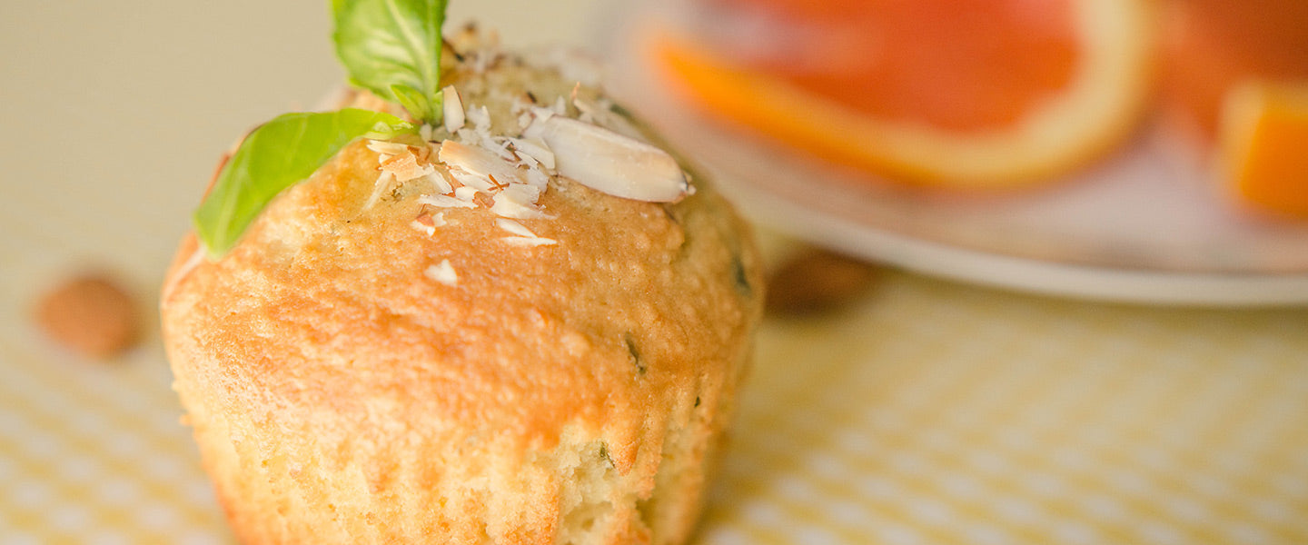 Orange and Basil Olive Oil Muffins