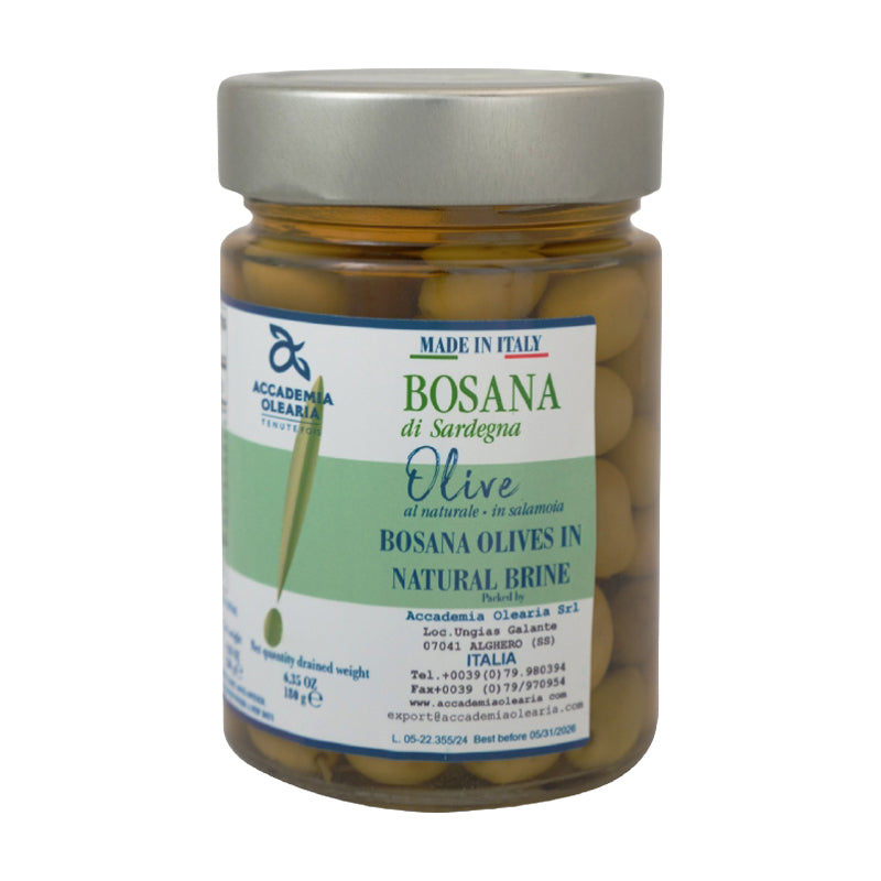 Accademia Olearia Bosana Olives in Brine