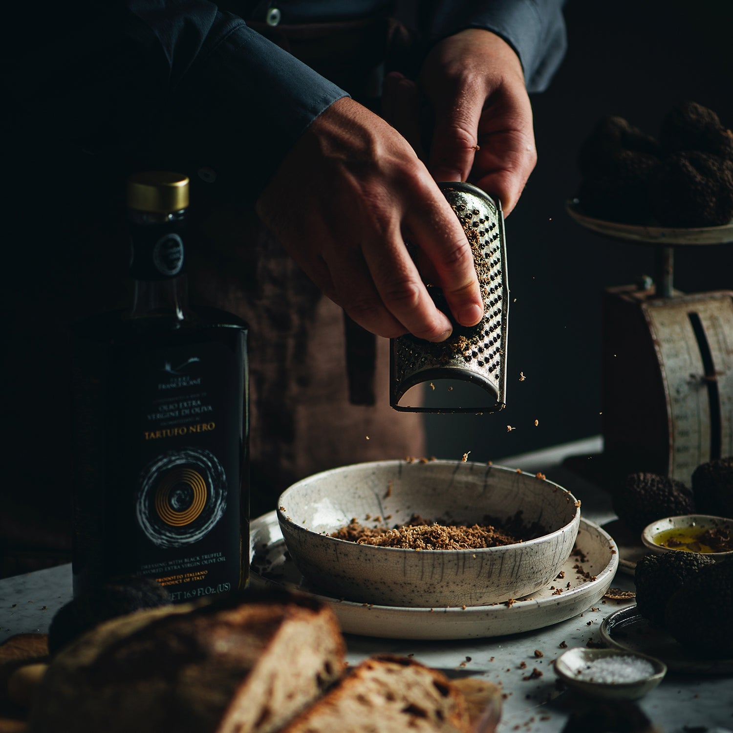 Terre Francescane Black Truffle with Truffle Shavings