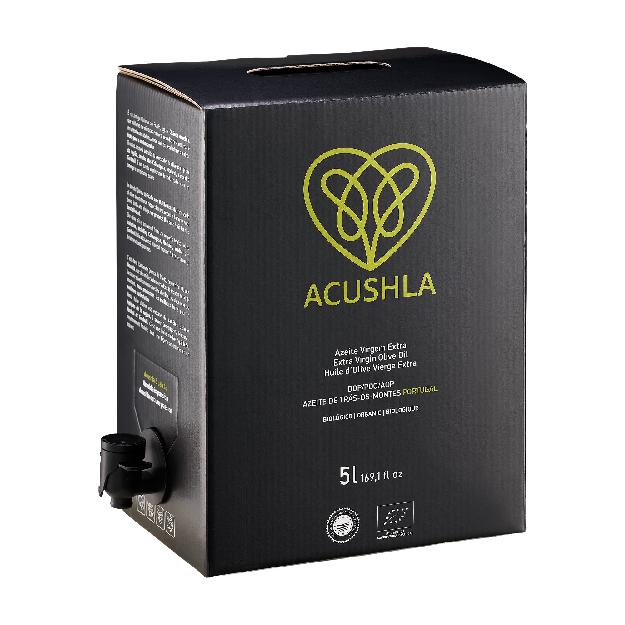 Acushla Organic DOP Trás-os-Montes 5L Bag in Box