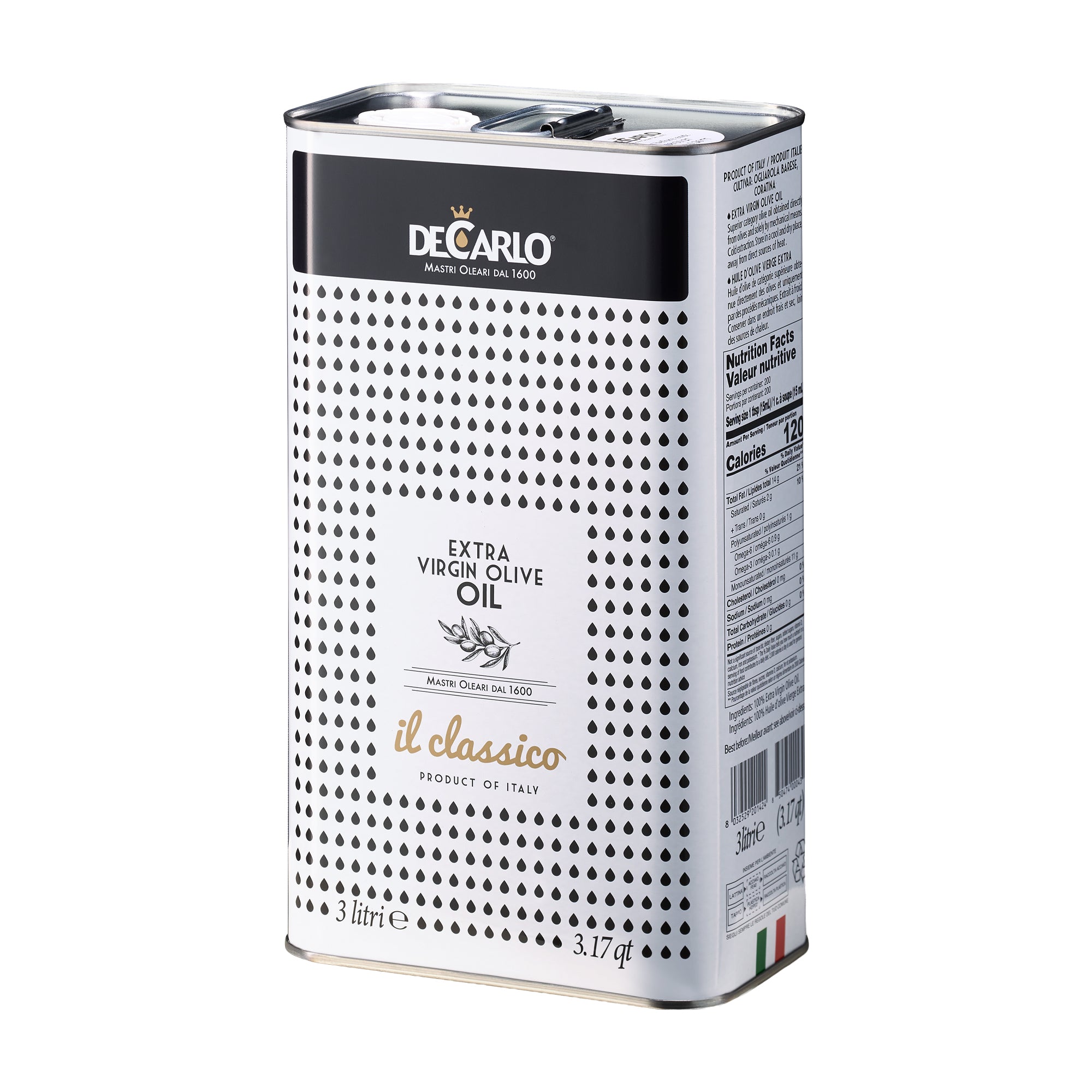 De Carlo il Classico 3L Tin