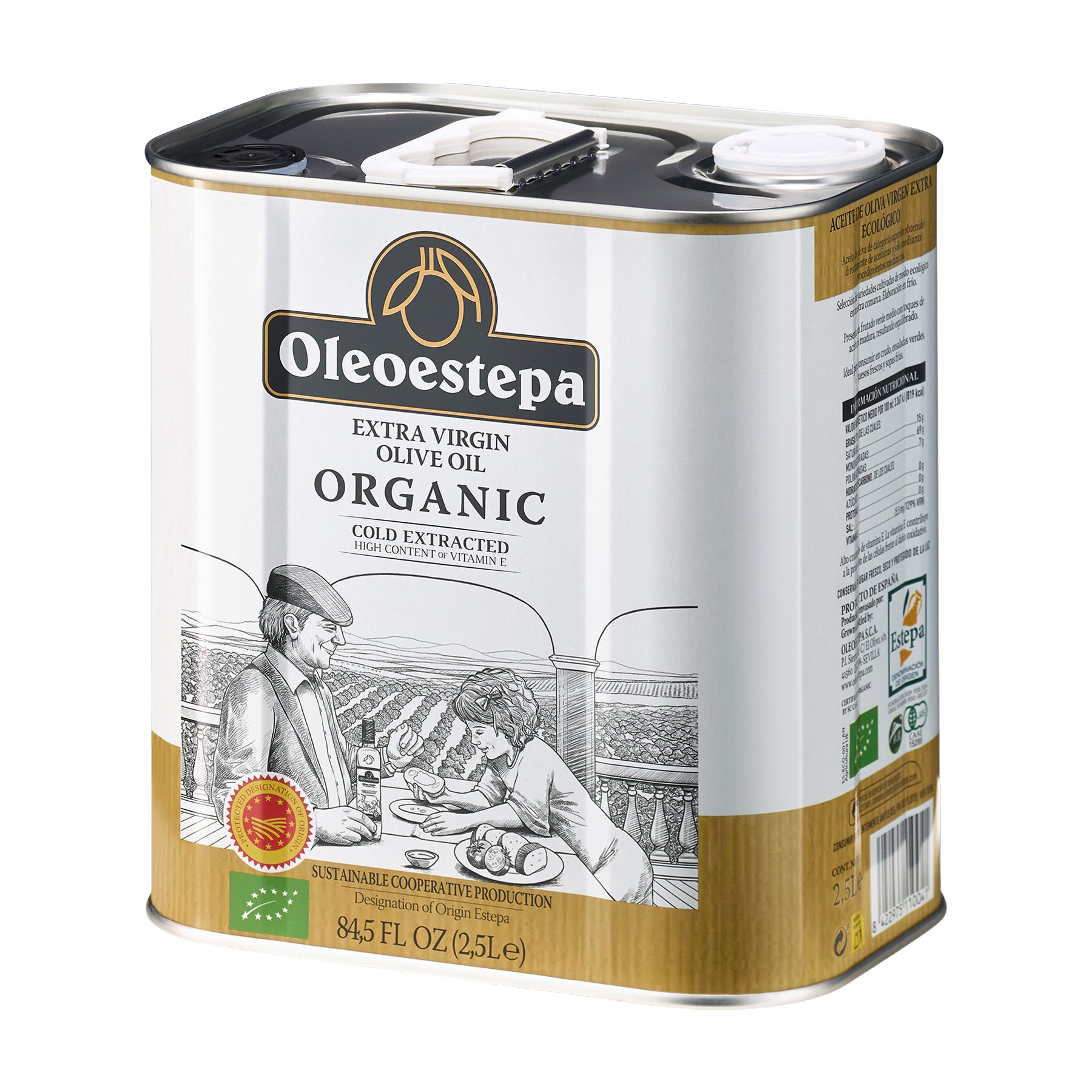 Oleoestepa Organic 2.5L Tin