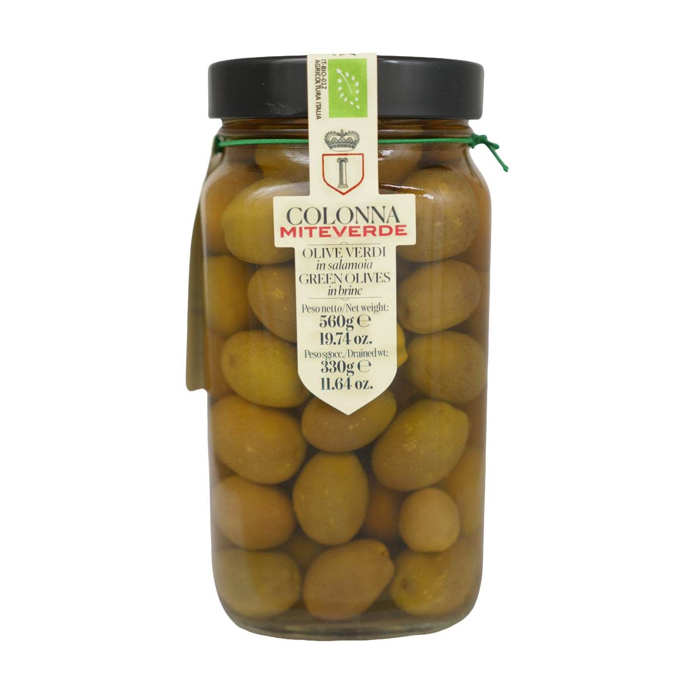 Colonna Organic MiteVerde Green Olives