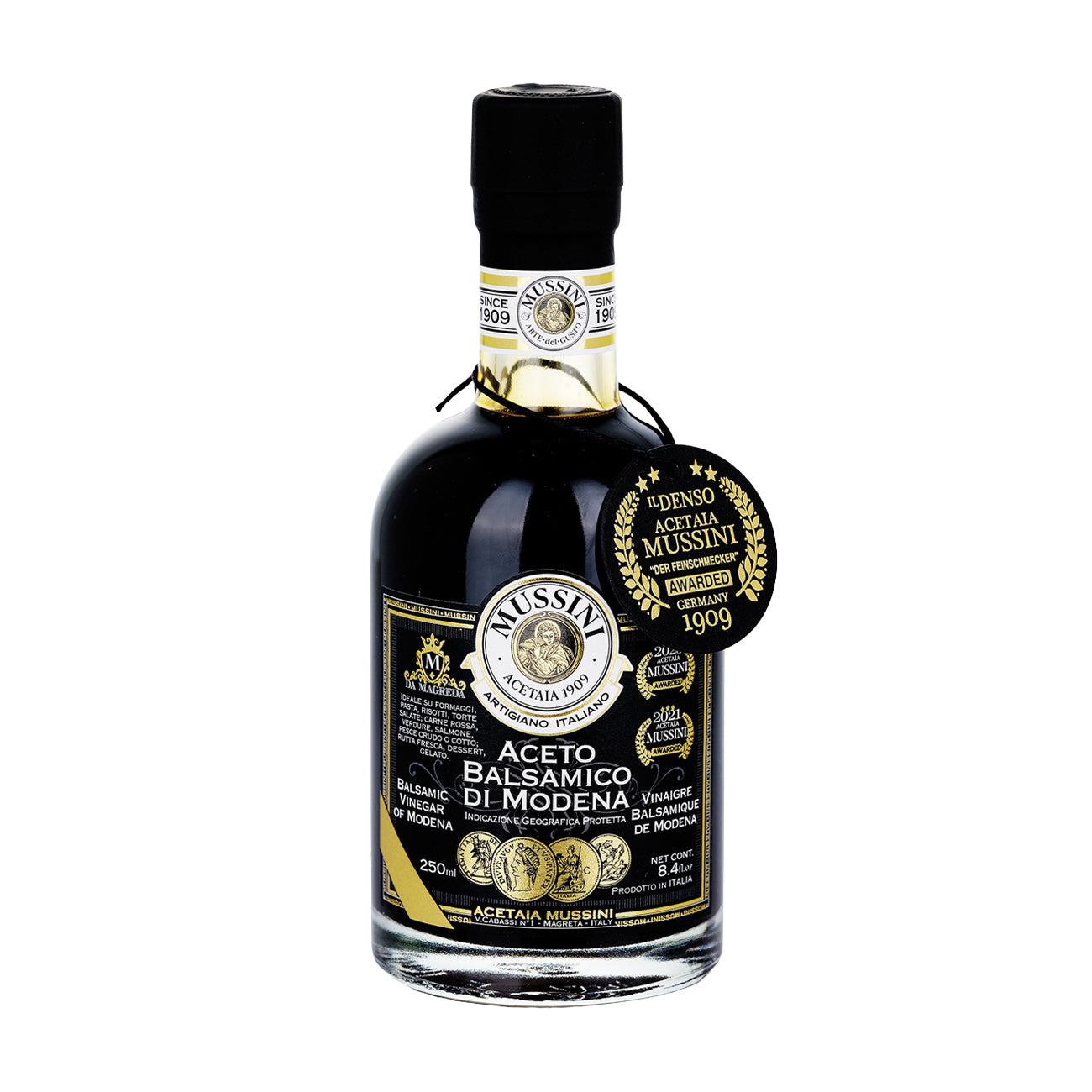 Mussini PGI Balsamic Vinegar of Modena 4 Gold Medals